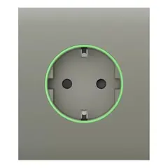 AJAX SYSTEMS Ajax CenterCover (smart) előlap Outlet (type F) intelligens aljzathoz, olíva